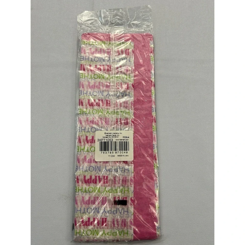 Hallmark Mother's Day Tissue Paper Lot of 5 Packs Pink Gift Wrap Sealed 2016